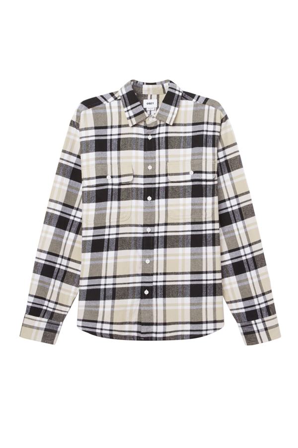 Hardwork Dillon Woven | Silver Grey Multi - Thumbnail Image Number 1 of 2