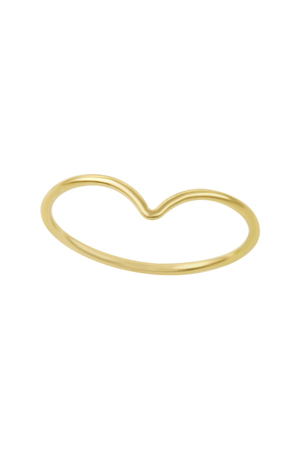 Chevron Stacking Band | Gold - Thumbnail Image Number 1 of 2