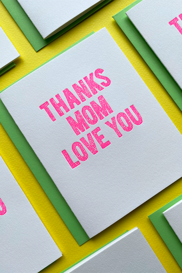 Thanks Mom, Love You Card - Visual Media Number 1 of 1
