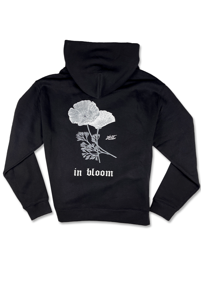In Bloom Hoodie | Black - Visual Media Number 1 of 2