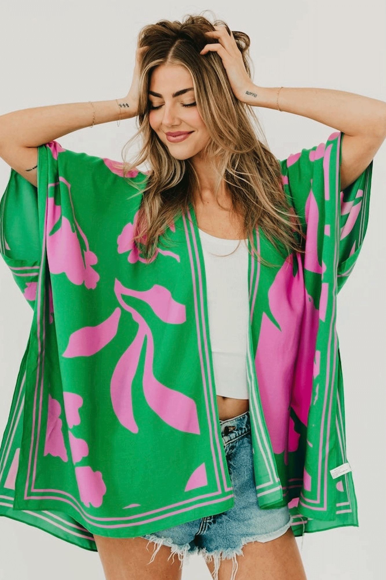 エルンスト【Le Kimono】 Pretty Simple Women's Island Breeze Kimono