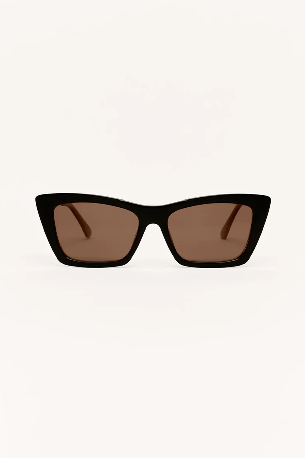 Lookout Sunglasses | Polished Black - Brown - Visual Media Number 1 of 4