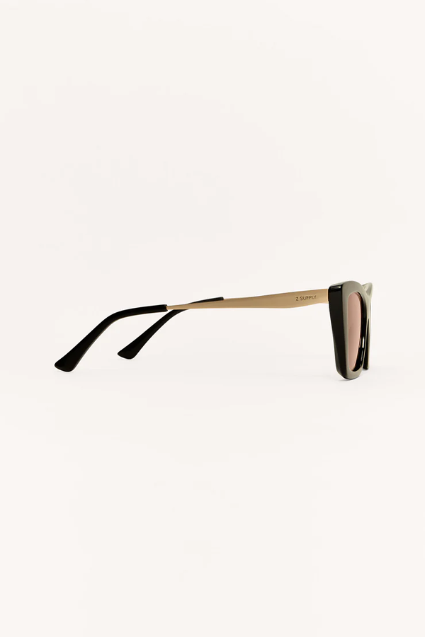 Lookout Sunglasses | Polished Black - Brown - Thumbnail Image Number 3 of 4