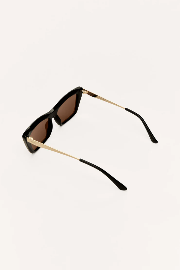 Lookout Sunglasses | Polished Black - Brown - Thumbnail Image Number 4 of 4