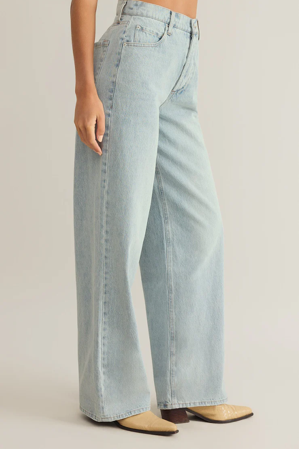 Lou Denim Pant | Faded Indigo - Thumbnail Image Number 3 of 4