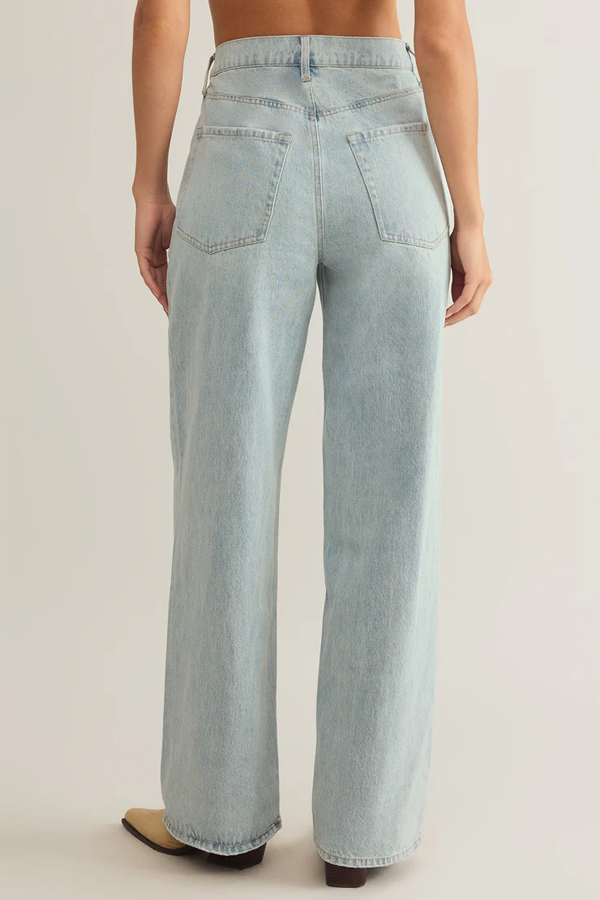 Lou Denim Pant | Faded Indigo - Thumbnail Image Number 4 of 4