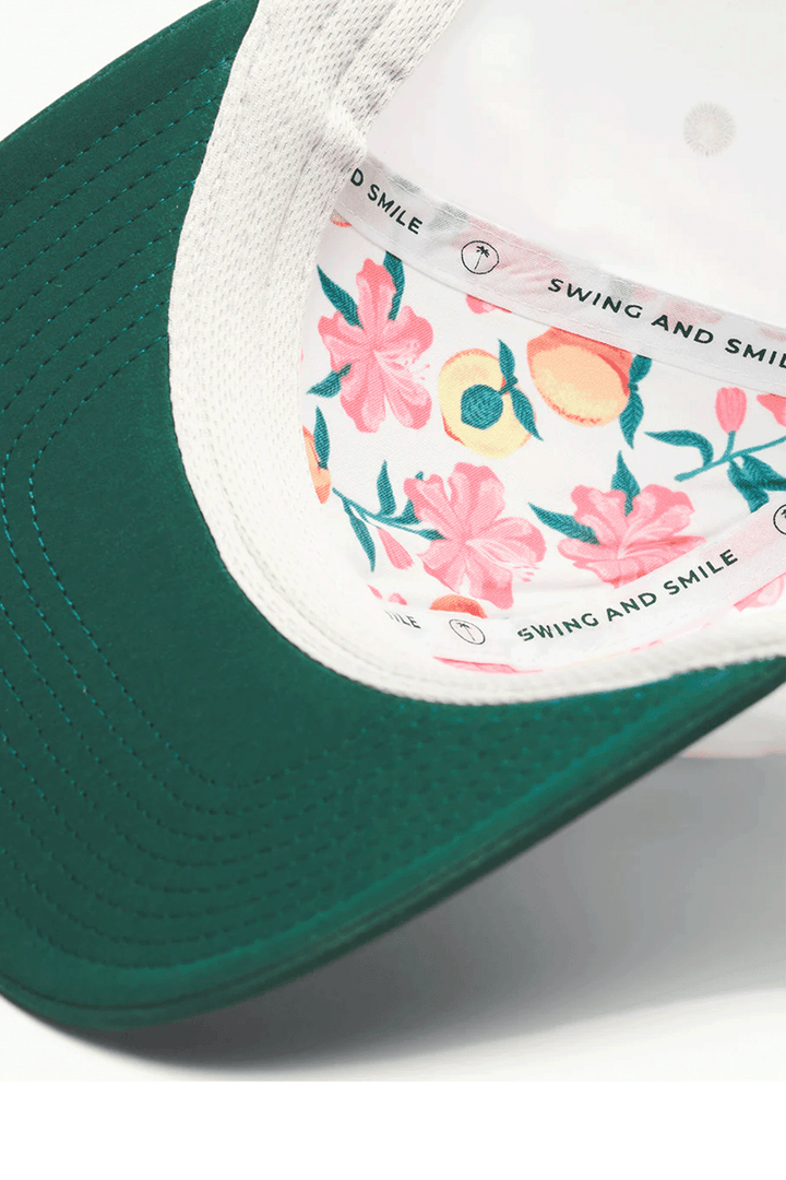 Local Performance Snapback | White-Green - Thumbnail Image Number 2 of 3