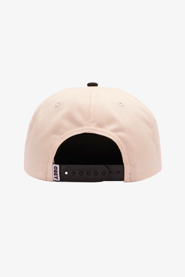 Obey Case 5 Panel Snapback | Black Multi - Thumbnail Image Number 2 of 2