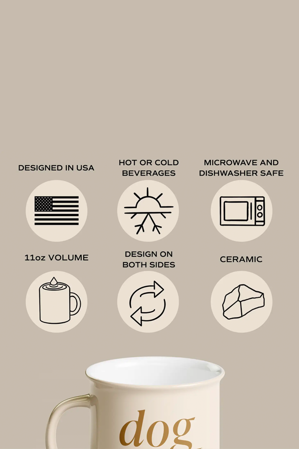 Dog Mom Campfire Coffee Mug - Thumbnail Image Number 3 of 3