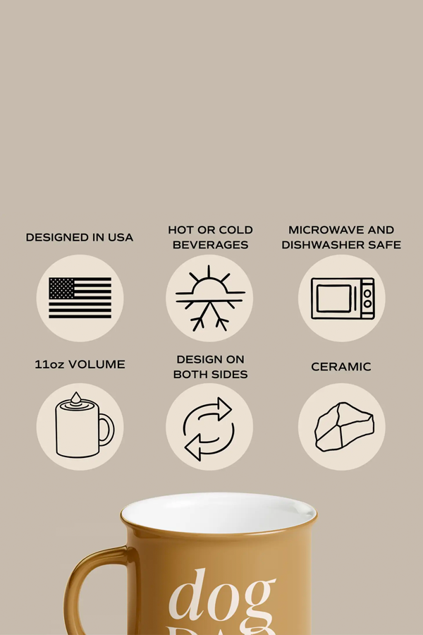 Dog Dad Campfire Coffee Mug - Thumbnail Image Number 3 of 3