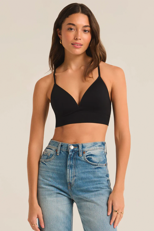 Sophia T-Shirt Bra | Black - Thumbnail Image Number 1 of 3