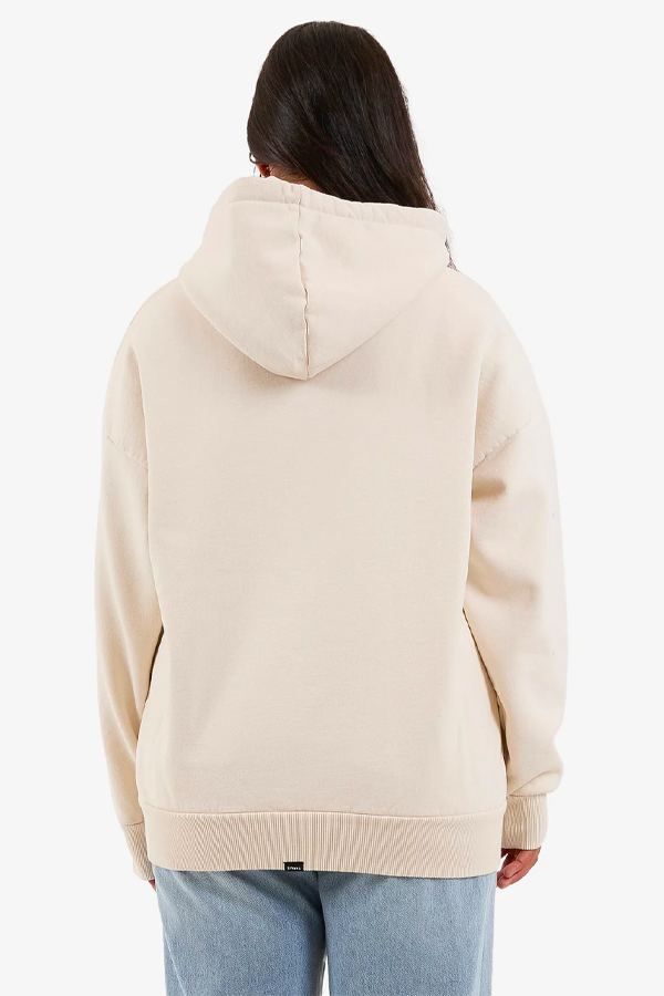 Dark Lily Fleece Hood | Heritage White - Thumbnail Image Number 3 of 3
