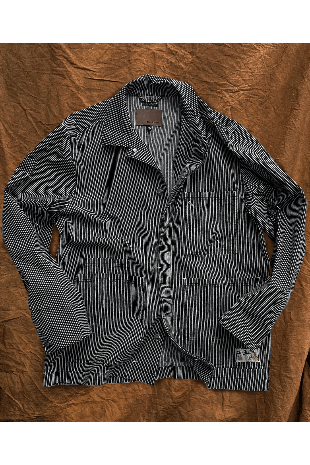 Carnegie Railroad Jacket | Black Sand - Visual Media Number 1 of 1