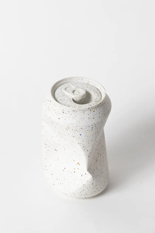 Soda Can Vase | White Terrazzo - Thumbnail Image Number 1 of 2