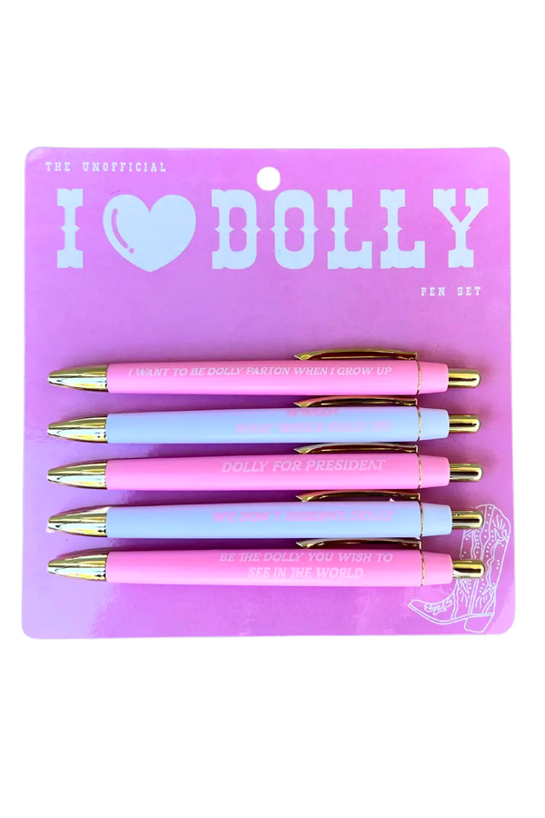 I Heart Dolly Pen Set - Main Image Number 1 of 1
