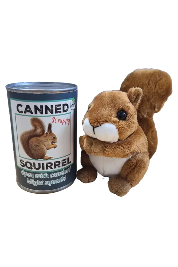Canned Squirrel Stuffed Animal - Visual Media Number 1 of 1