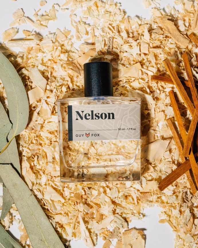 Nelson Mens Cologne | Eucalyptus / Sandalwood / Cedar - Visual Media Number 1 of 1