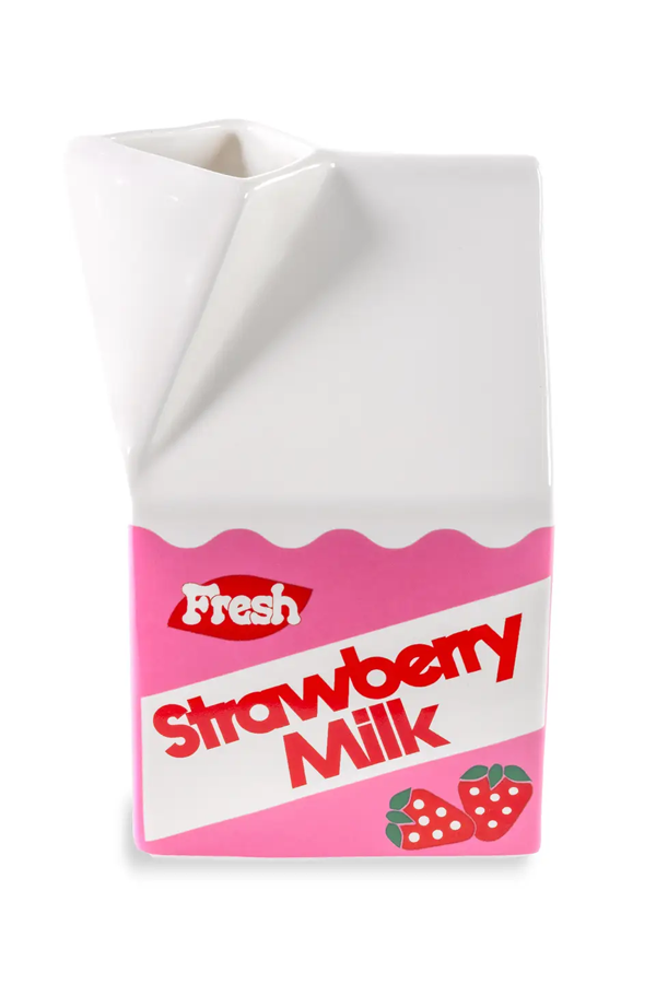 Strawberry Milk Vase - Thumbnail Image Number 2 of 3