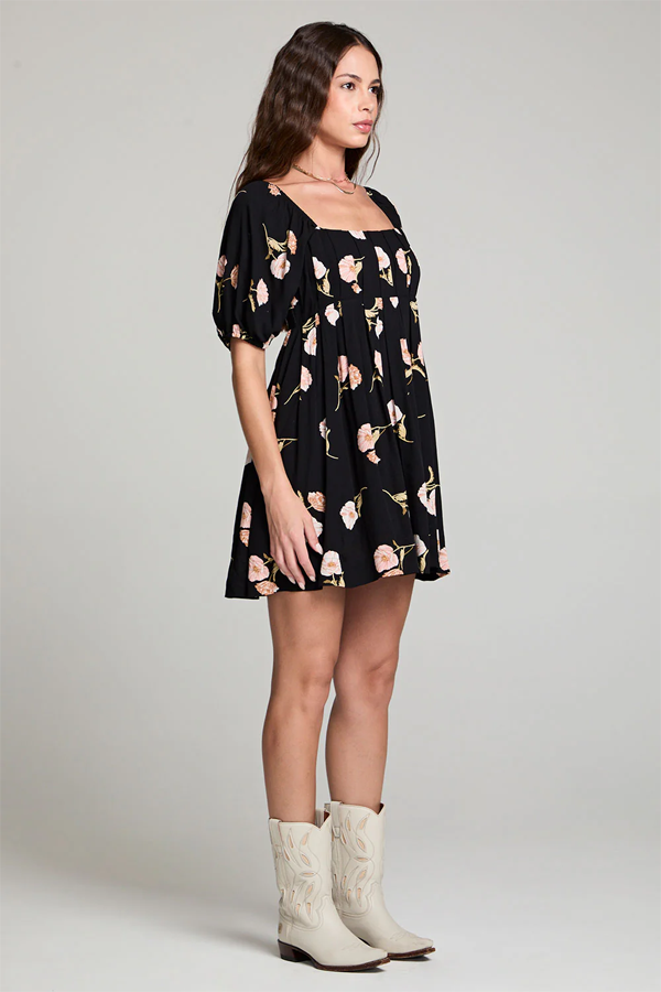 Summer Mini Dress | Black - Visual Media Number 3 of 4