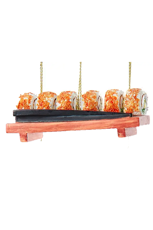Sushi Plate Ornament - Thumbnail Image Number 1 of 2