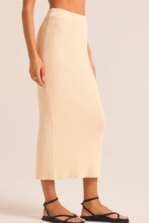 Avni Sweater Skirt | Oat Milk - Thumbnail Image Number 5 of 5