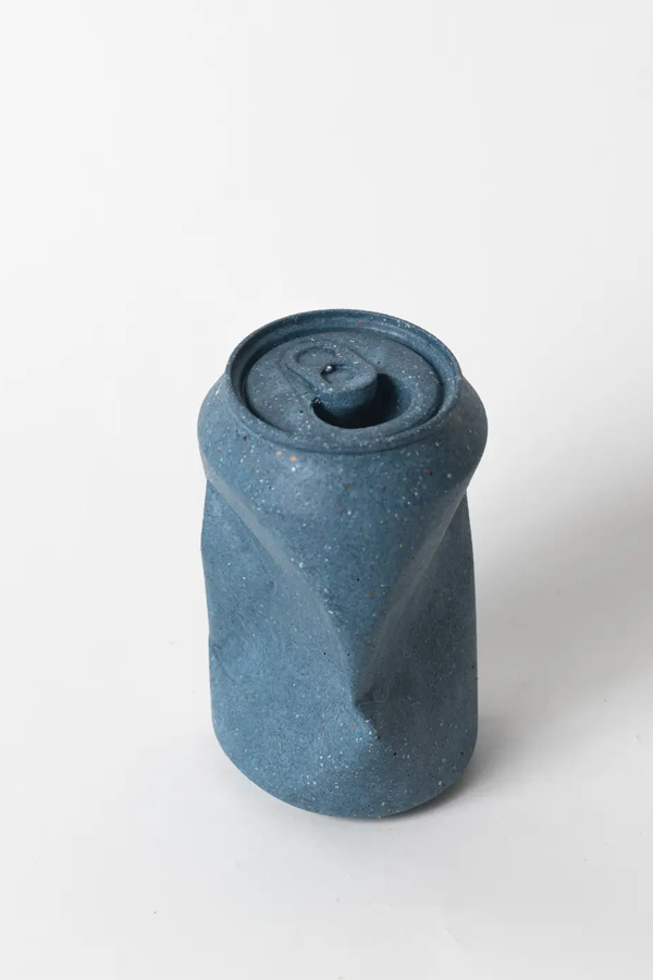 Soda Can Vase | Cobalt Terrazzo - Thumbnail Image Number 1 of 2