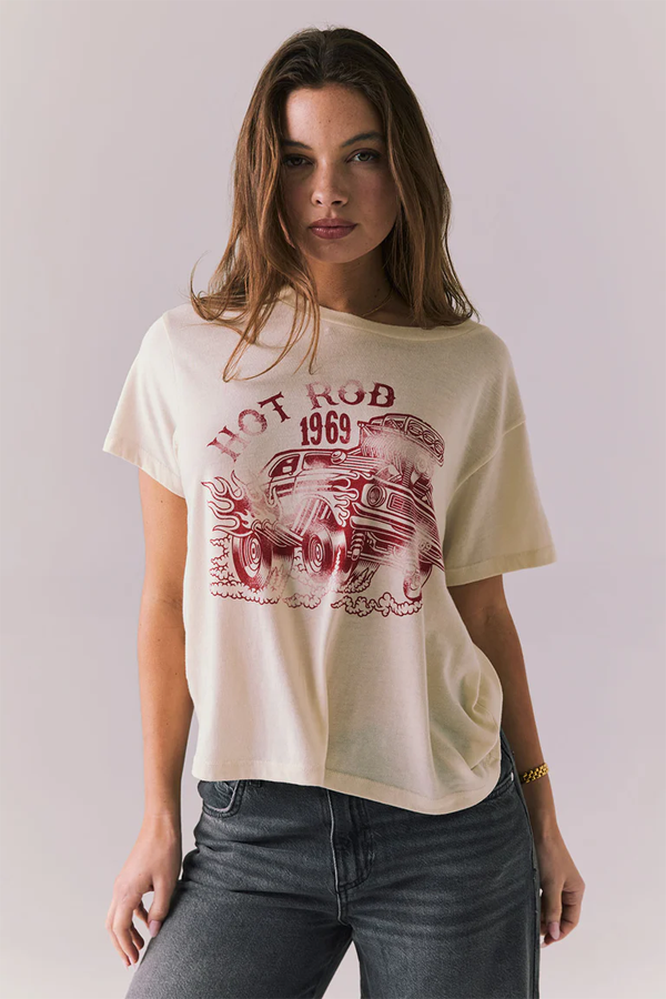 Chaser Vintage Car Tee | Au Lait - Thumbnail Image Number 2 of 3