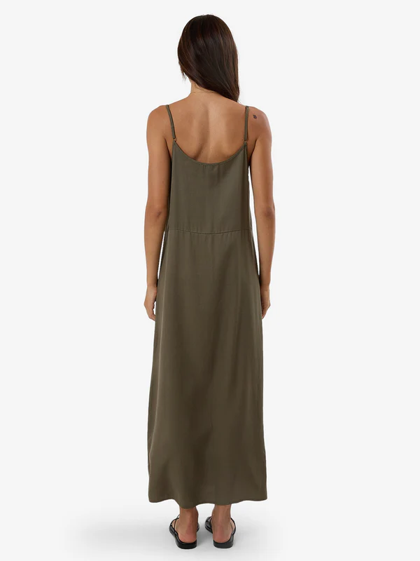 Breezy Slip Dress | Tarmac - Thumbnail Image Number 2 of 2