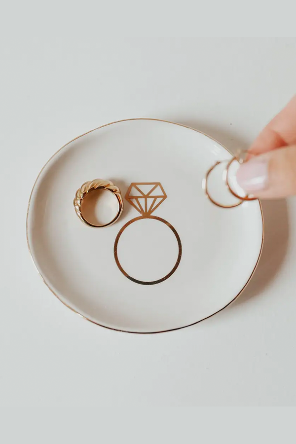 Engagement Ring Jewelry Dish - Visual Media Number 1 of 2