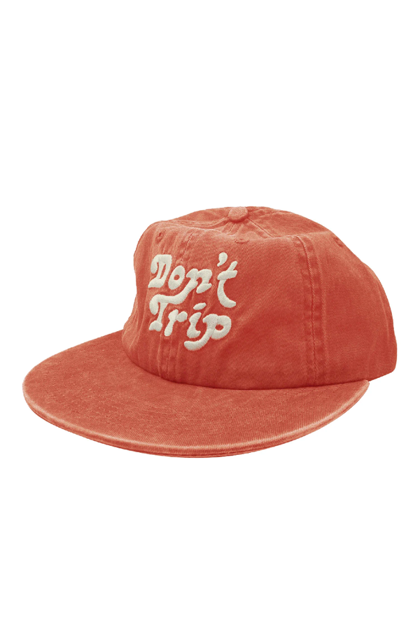 Dont Trip Washed Hat | Terracotta - Visual Media Number 1 of 1