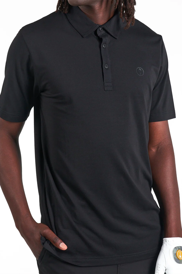 Coasty Polo | Black - Thumbnail Image Number 1 of 3