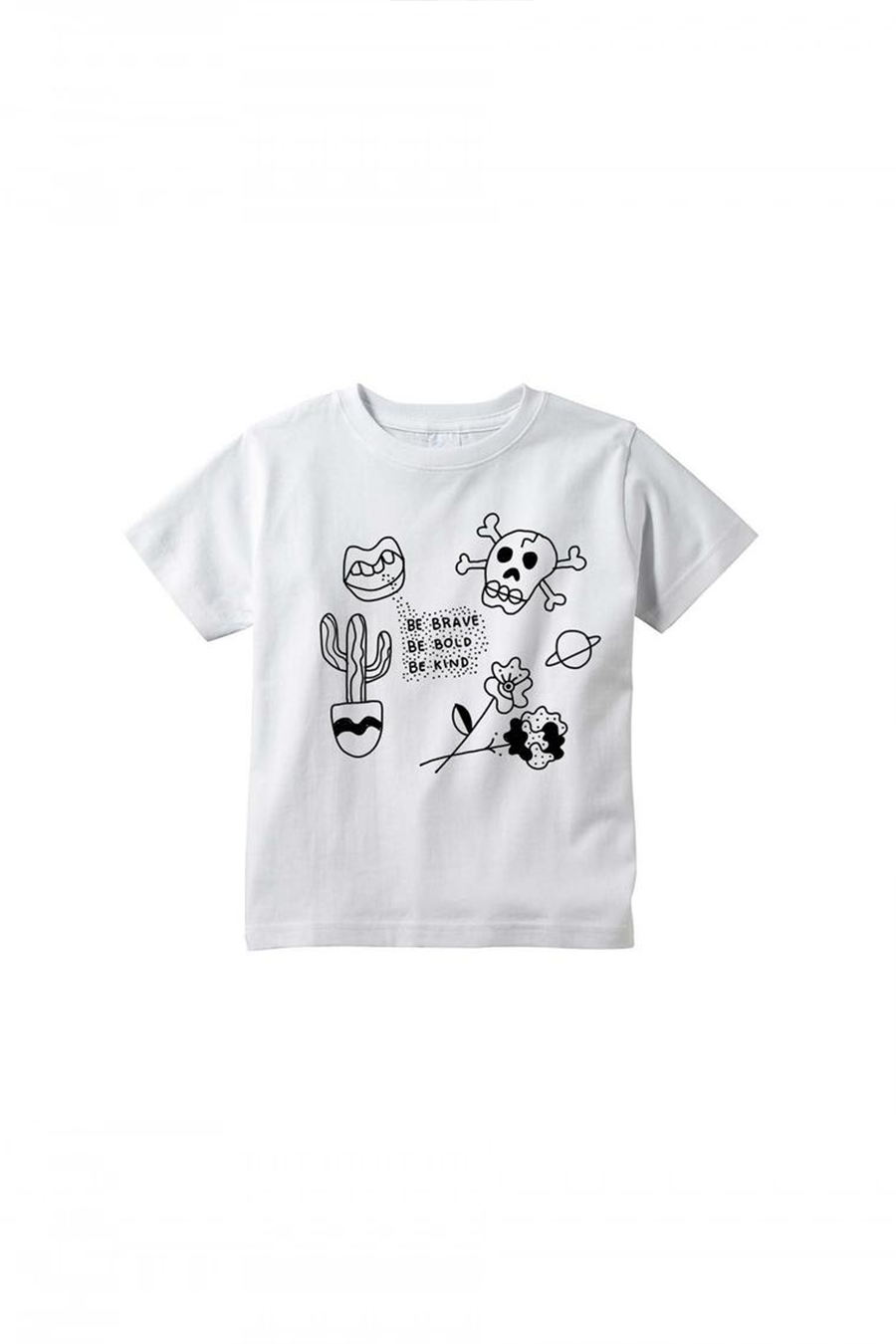 Bold Brave Kind Tee | White - Visual Media Number 1 of 2