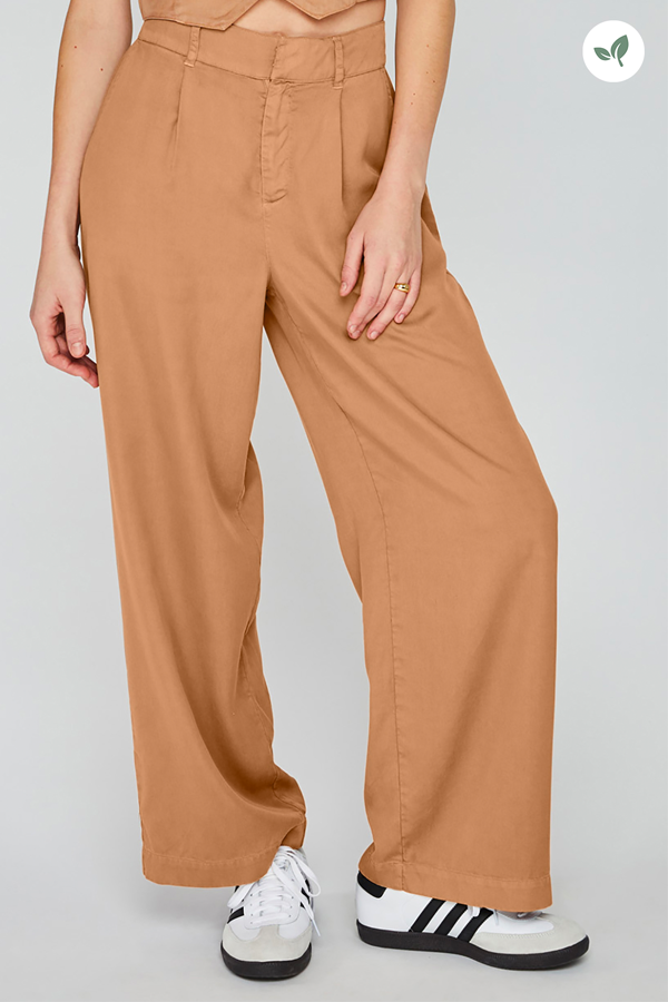 Sabine Twill Pant | Sand - Visual Media Number 1 of 1