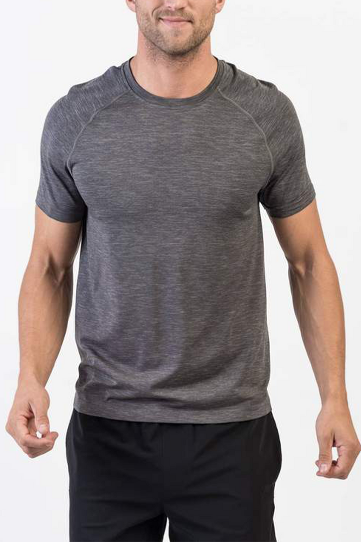 Reign Tech Short Sleeve | Asphalt Heather - Thumbnail Image Number 3 of 3