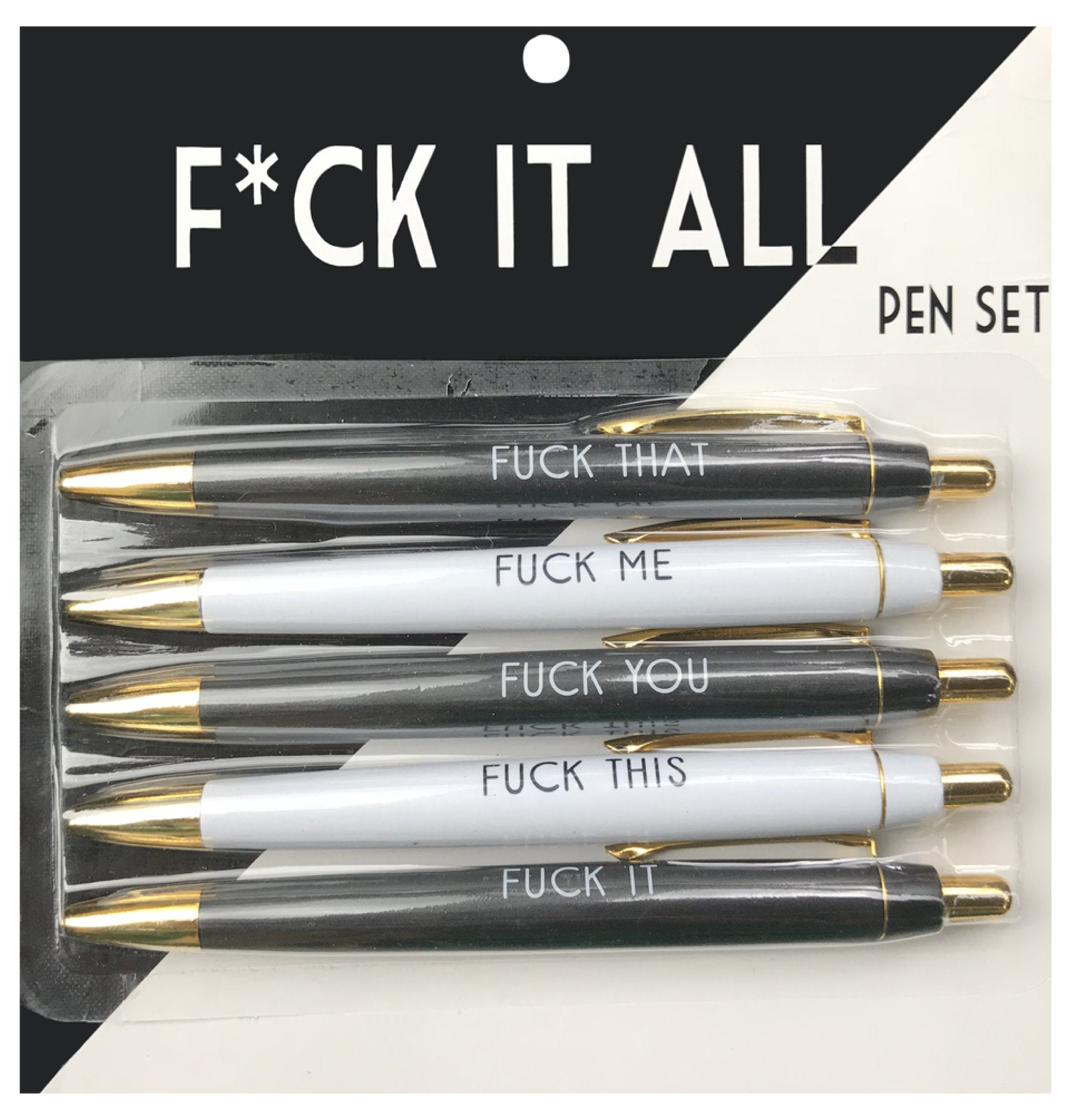 Funny Pens Set For Adults Ballpoint Pen Premium Novelty Pens Set