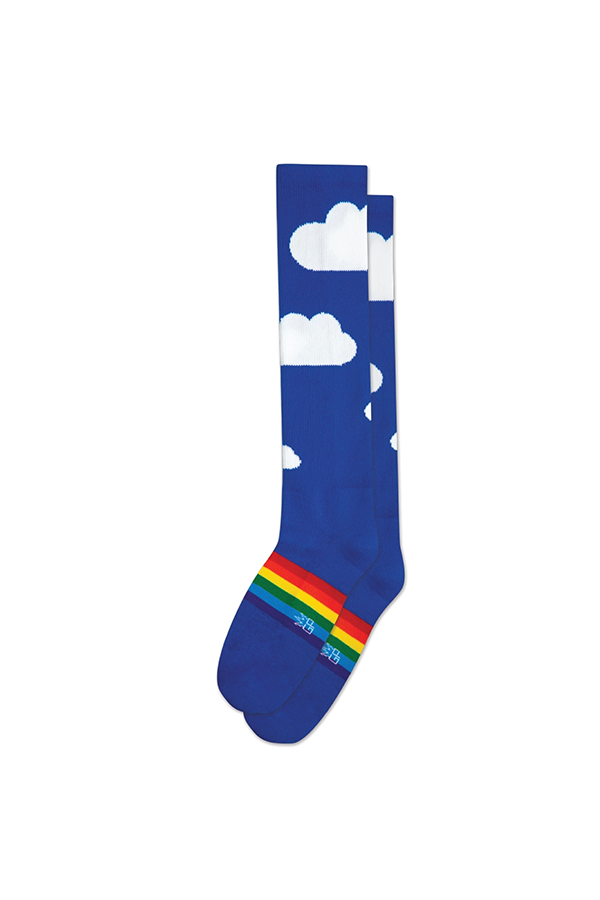 Blue Skies Athletic Knee Sock - Main Image Number 1 of 1
