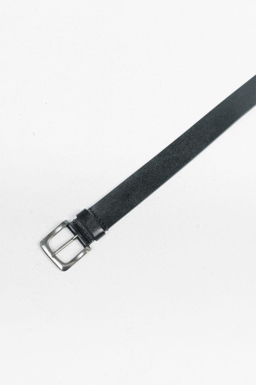 Wide Leather Belt | Black - Visual Media Number 2 of 2