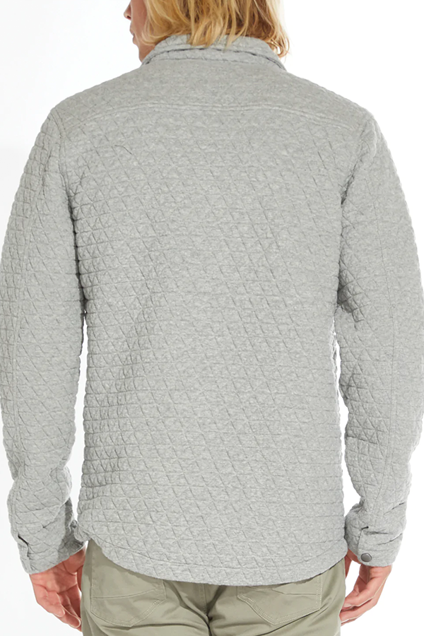 Bennett Shirt Jacket | Heather Lt Gray - Thumbnail Image Number 3 of 3