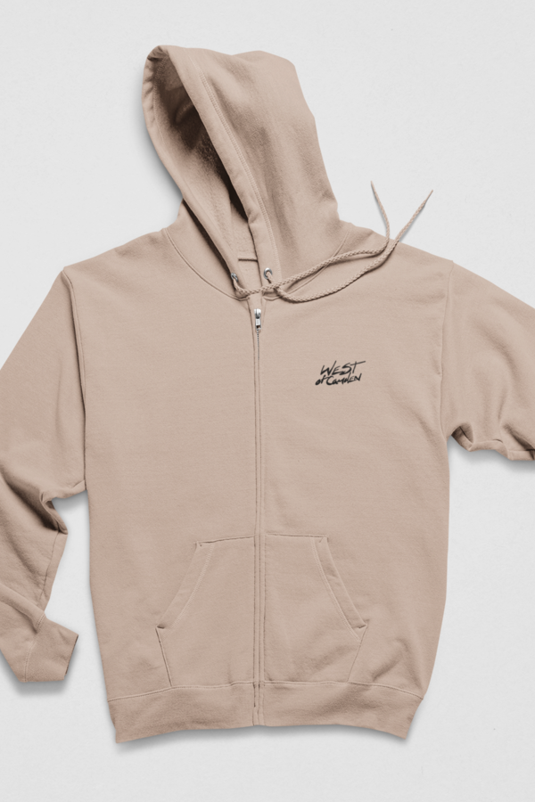 Street Meets Beach Zip Hoodie | Sandstone - Thumbnail Image Number 2 of 2