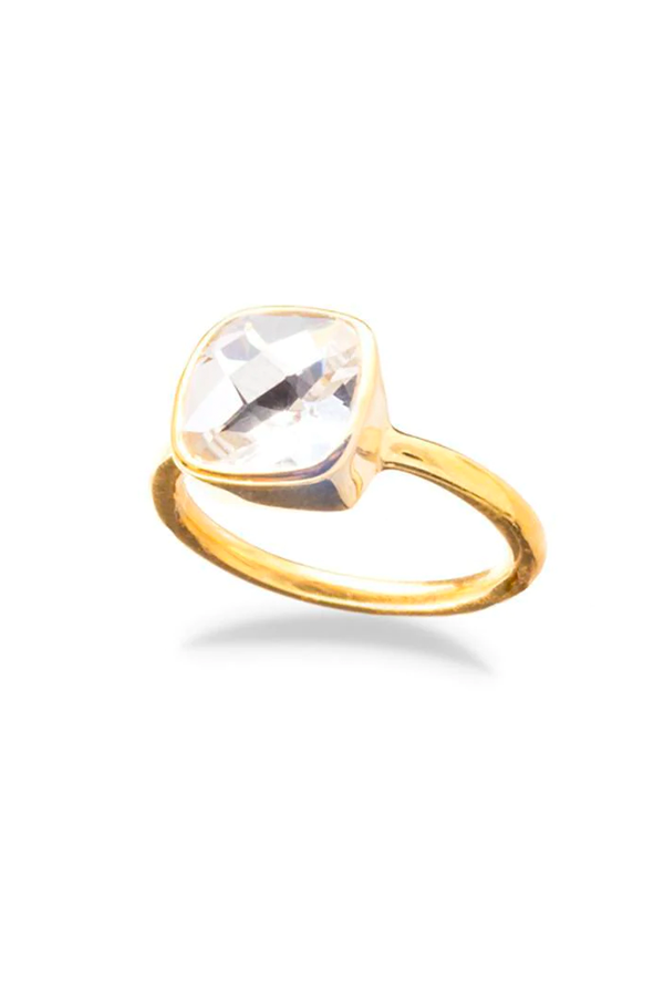Bezel Ring | Rock Quartz - Visual Media Number 1 of 1
