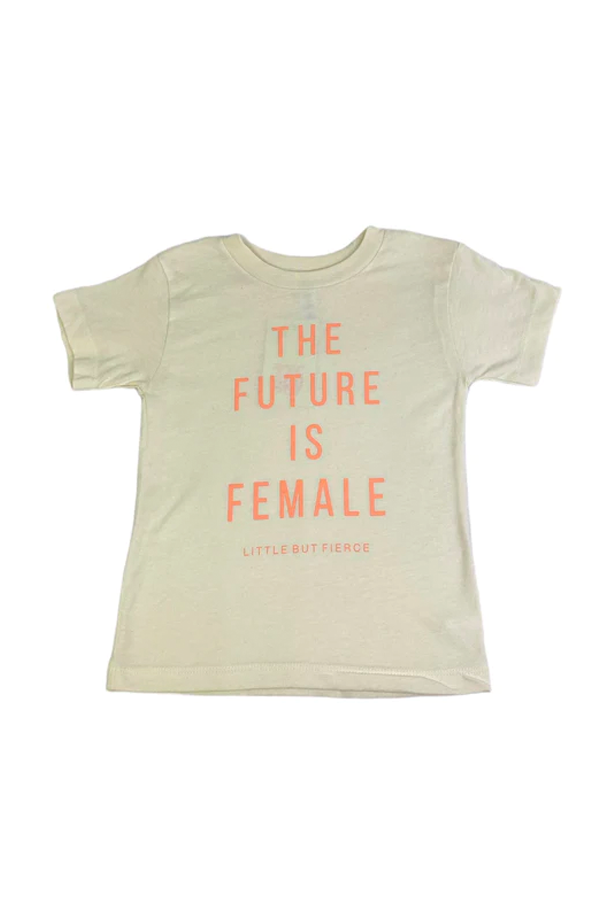 Youth Future Is Female Tee | Natural/Coral - Visual Media Number 1 of 1