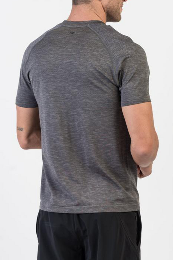 Reign Tech Short Sleeve | Asphalt Heather - Thumbnail Image Number 1 of 3