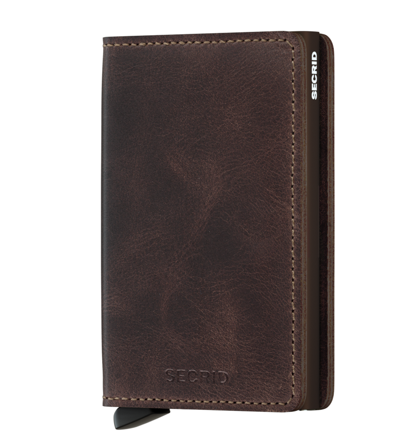 Slimwallet Vintage | Chocolate - Visual Media Number 1 of 1