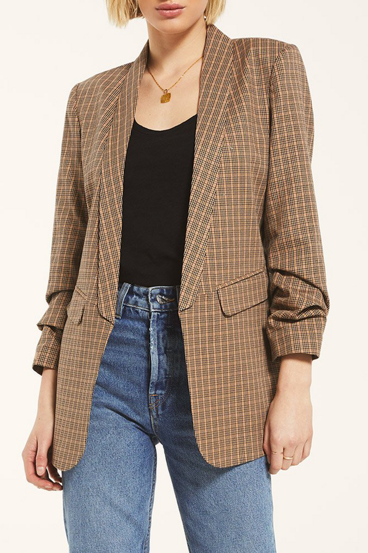 Salzberg Blazer | Tannin - Thumbnail Image Number 1 of 3