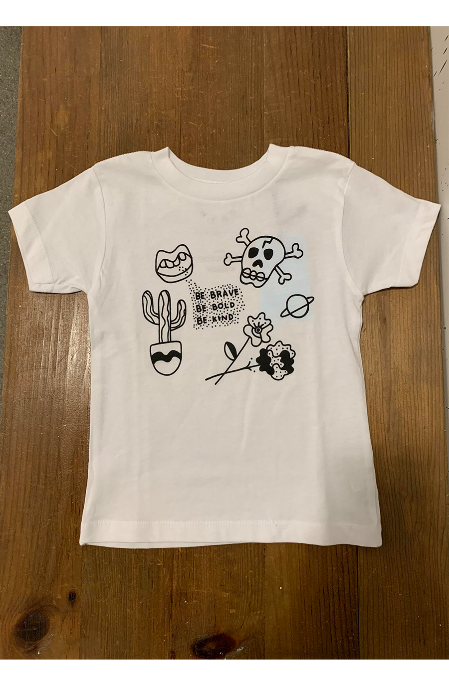 Bold Brave Kind Tee | White - Visual Media Number 2 of 2