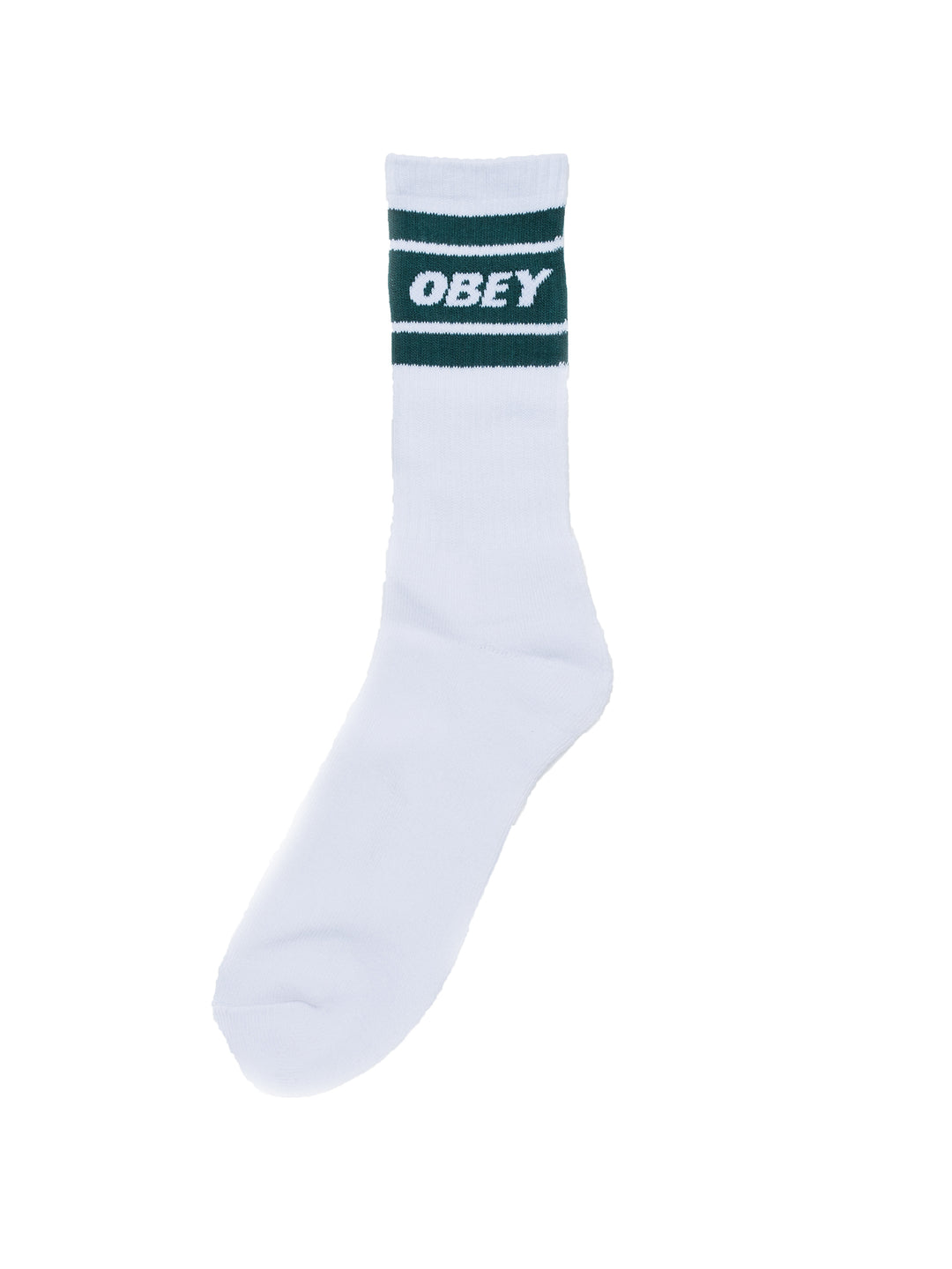 Cooper II Socks | White / Deep Teal - Visual Media Number 1 of 1