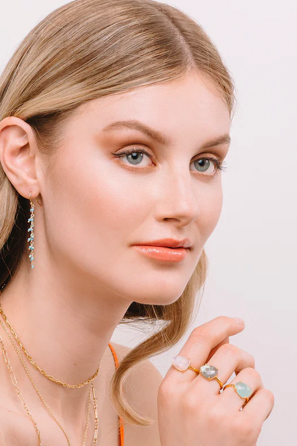 Oblong Ring | Moonstone - Visual Media Number 2 of 3