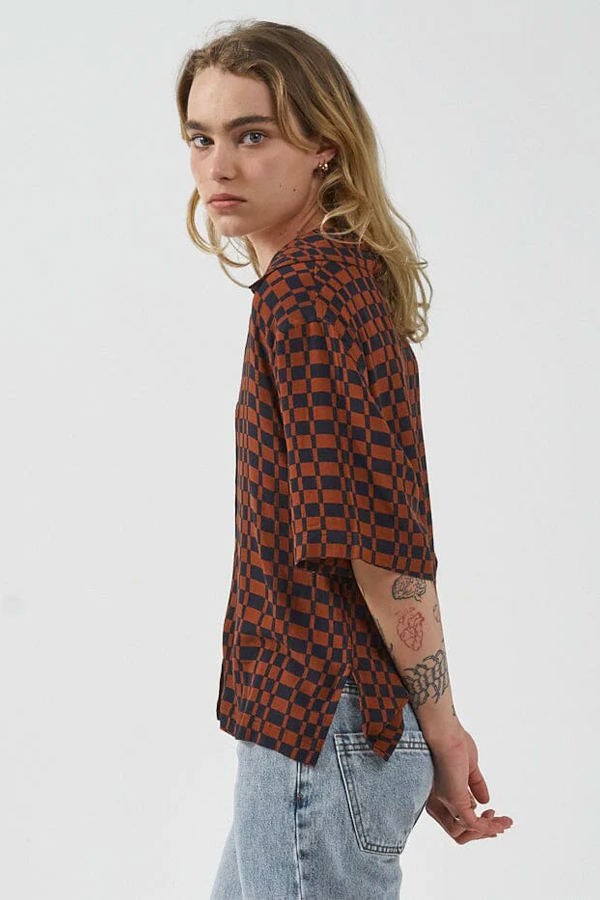 Revel Bowling Shirt | Navy - Thumbnail Image Number 2 of 3