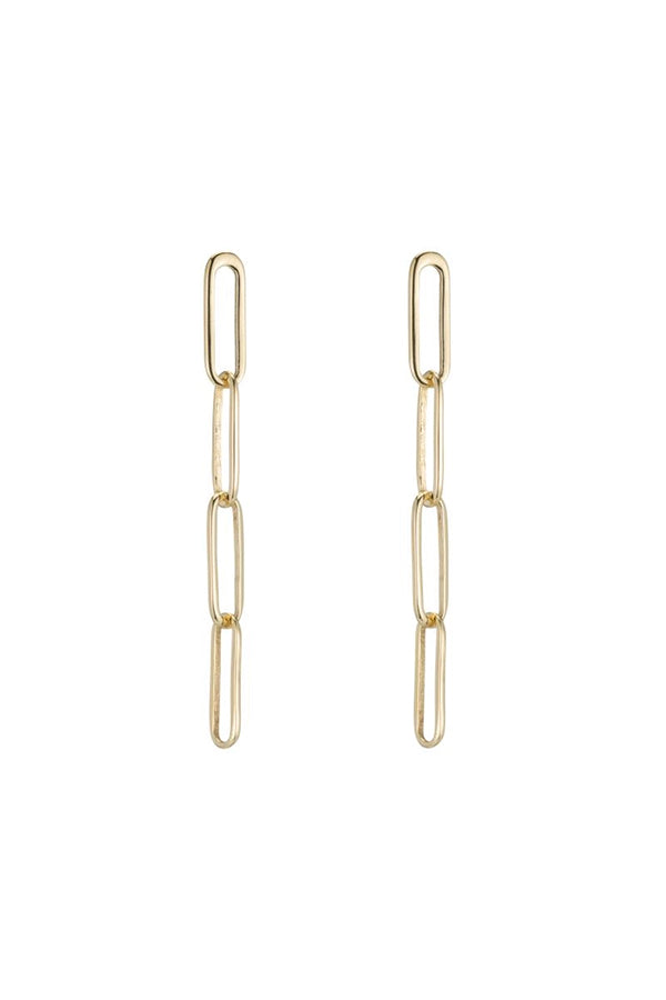 Seattle Curb Chain Gemstone Drop Earrings – Ashley Schenkein