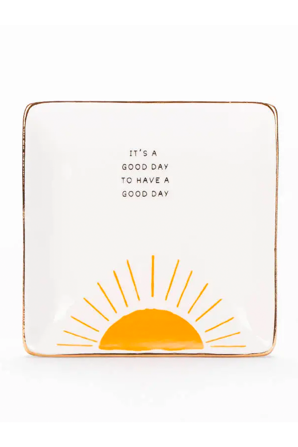 Its A Good Day Square Tray - Visual Media Number 1 of 1